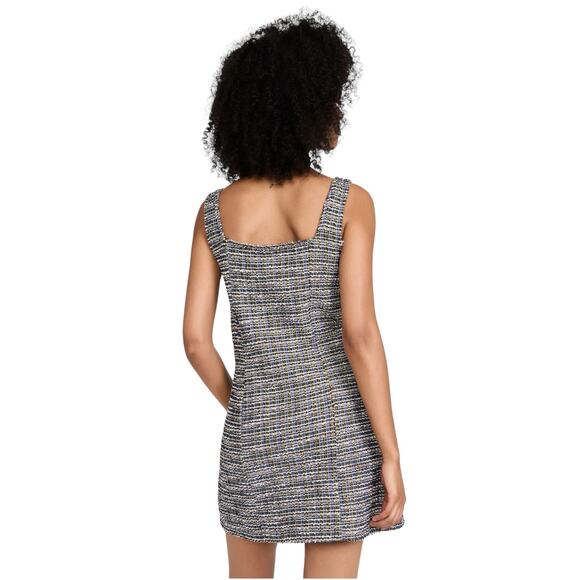 Free People Maxx Tweed Mini Shift Academia Dress - Size Small - Picture 5 of 14